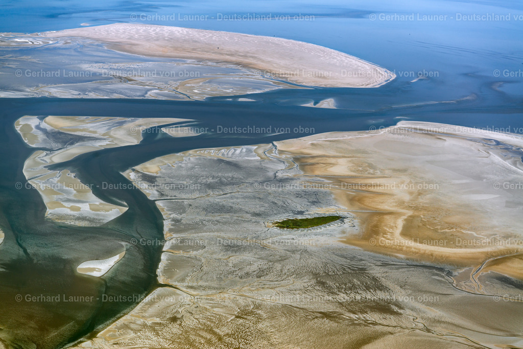 3801654 | Hallig Norderoog, Wattstrukturen Nationalpark Schleswig-Holsteinisches Wattenmeer