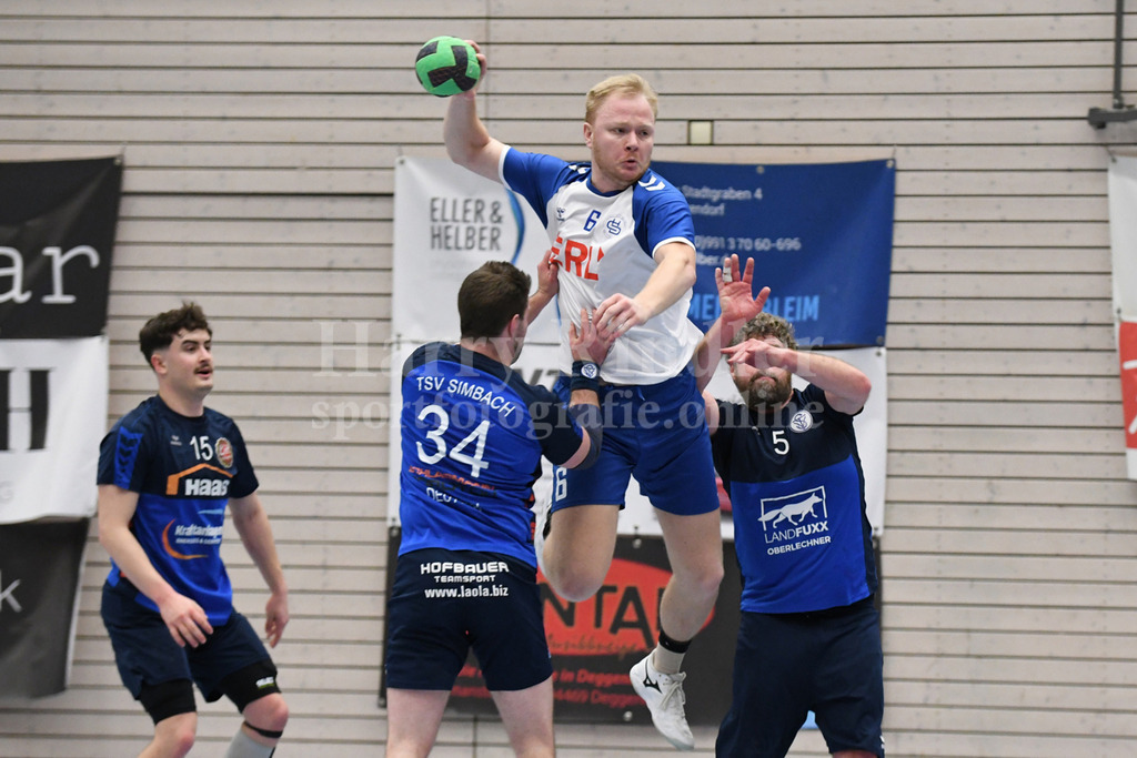 HC Deggendorf : TSV Simbach II   | Jan Stengl  (HC Deggendorf  #6) - Realisiert mit Pictrs.com