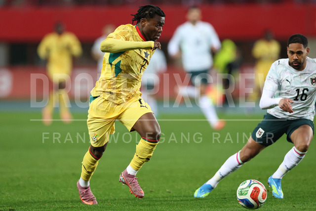 Austria vs Ghana – International Football Match    | VIENNA, AUSTRIA, 27.MAR.26 - SOCCER - OEFB international test match, Austria vs Ghana. The image shows Fatawu Issahaku (Ghana).