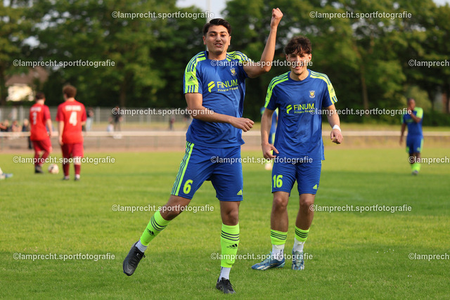 Fußball I Junioren I Kreispokal Lübeck I Finale I JSG Concordia Lübeck - TSV Siems I 09.06.2025.202 | v.l. Reyan Shemo (6, JSG Concordia Lübeck), Marcello Georgiev (16, JSG Concordia Lübeck) - Realisiert mit Pictrs.com