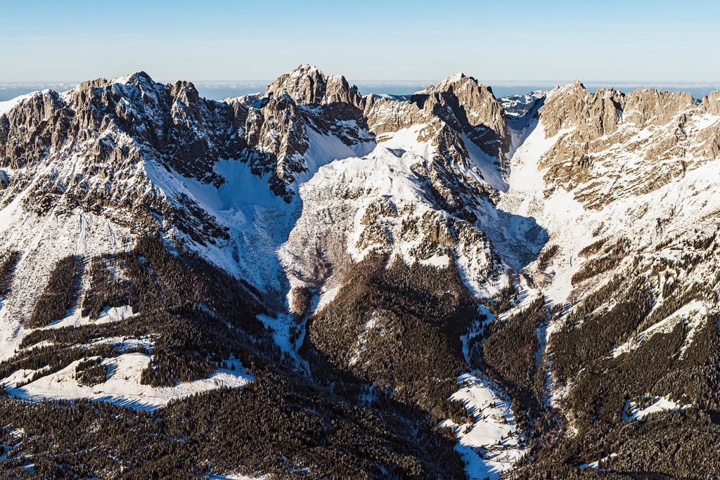 _D009322 |  02.12.2013 Felsen- Massiv und Berglandschaft des Wilden Kaiser