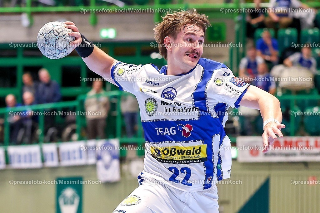 BHC11122501032 | 11.12.2025, Handball, HBL, Bergischer HC - ThSV Eisenach, Unihalle Wuppertal: Felix Aellen (Eisenach #22) 