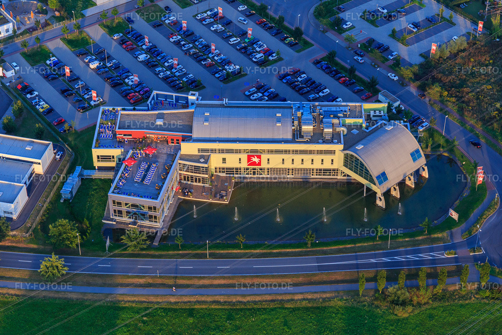 Luftbild: Fitnessstudio Pfitzenmeier Premium Resort Bensheim in Bensheim im Bundesland Hessen in Deutschland. Foto: IMG_103100.jpg vom 28.08.2017 durch Werner Riehm/FLY-FOTO.deMediFit Gesundheitszentrum | Pfitzenmeier