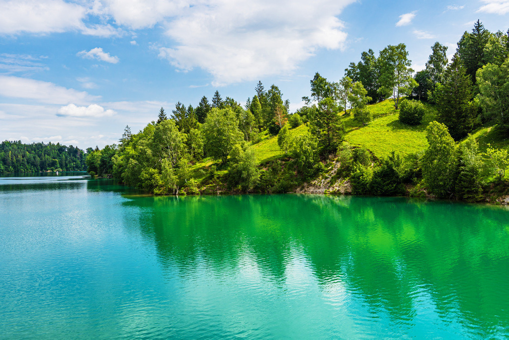 Landschaft am Forggensee bei Füssen im Allgäu | Landschaft am Forggensee bei Füssen im Allgäu.