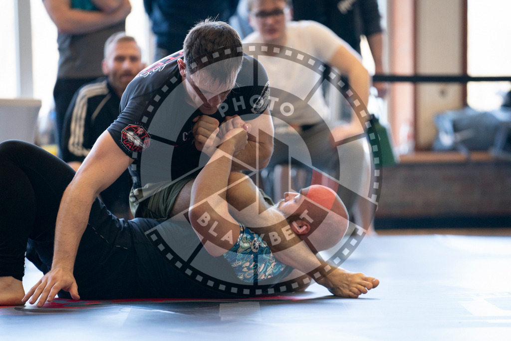 20240309PBB5809 | Fighters compete during the International Luta Livre (ILLCS) Spring Championship in Hannover, Germany, on March 9, 2024.