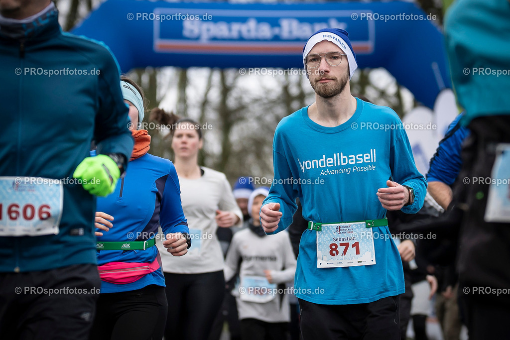 Bonner Nikolauslauf in Bonn, 08.12.2024 | Impressionen vom Bonner Nikolauslauf am 08.12.2024 in Bonn (Freizeitpark Rheinaue). Foto: BEAUTIFUL SPORTS/Axel Kohring