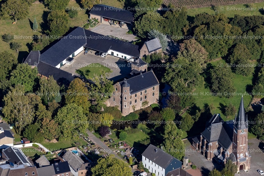 Lufbilder Dürboslar-5910 | Burganlage der Veste " Burg Dürboslar " an der Maarstraße, Burgstraße in Dürboslar i - Realisiert mit Pictrs.com