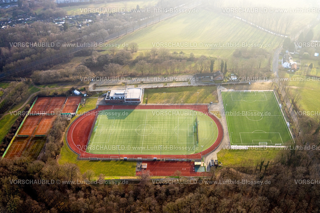 Kamp-Lintfort260101452 | Luftbild, SV Alemannia Kamp e.V., Sportpark mit Fußballstadion und Leichtathletikstadion und Tennisplätzen, Kamperbrück, Kamp-Lintfort, Ruhrgebiet, Nordrhein-Westfalen, Deutschland