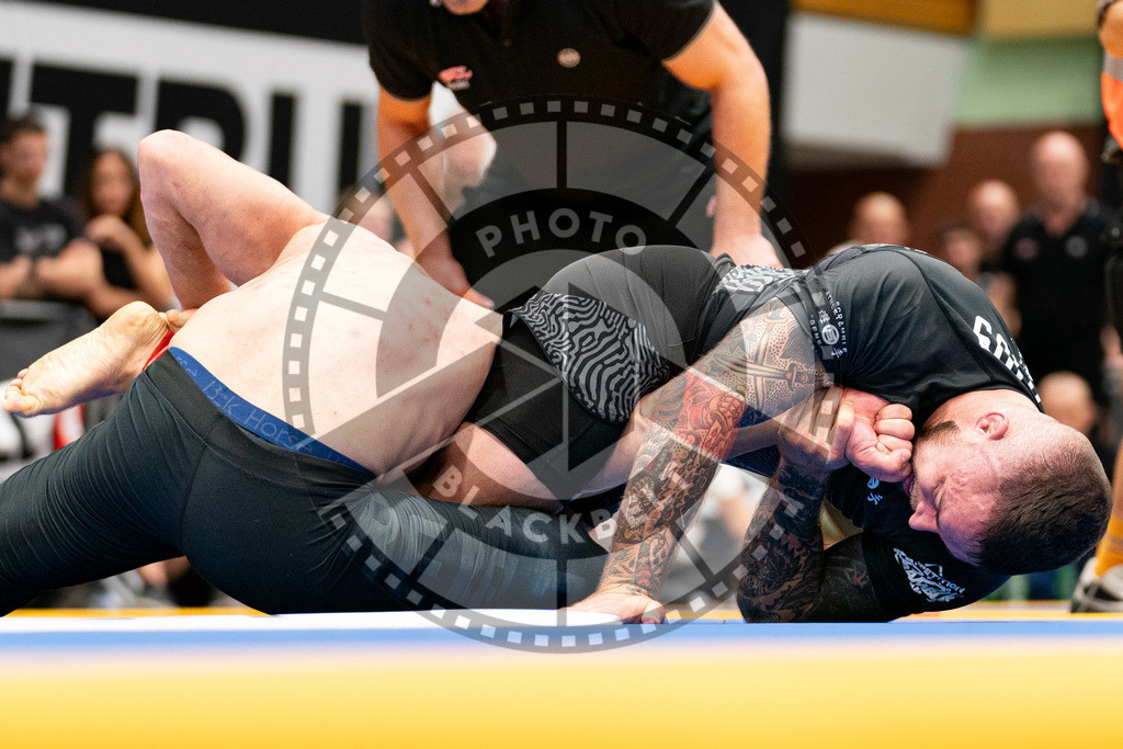 20230916PBB5430 | Fighters compete during the grappling tournement ADCC Trials (European, Middle East and African Championship) in Warsaw, Poland, on September 16, 2023.