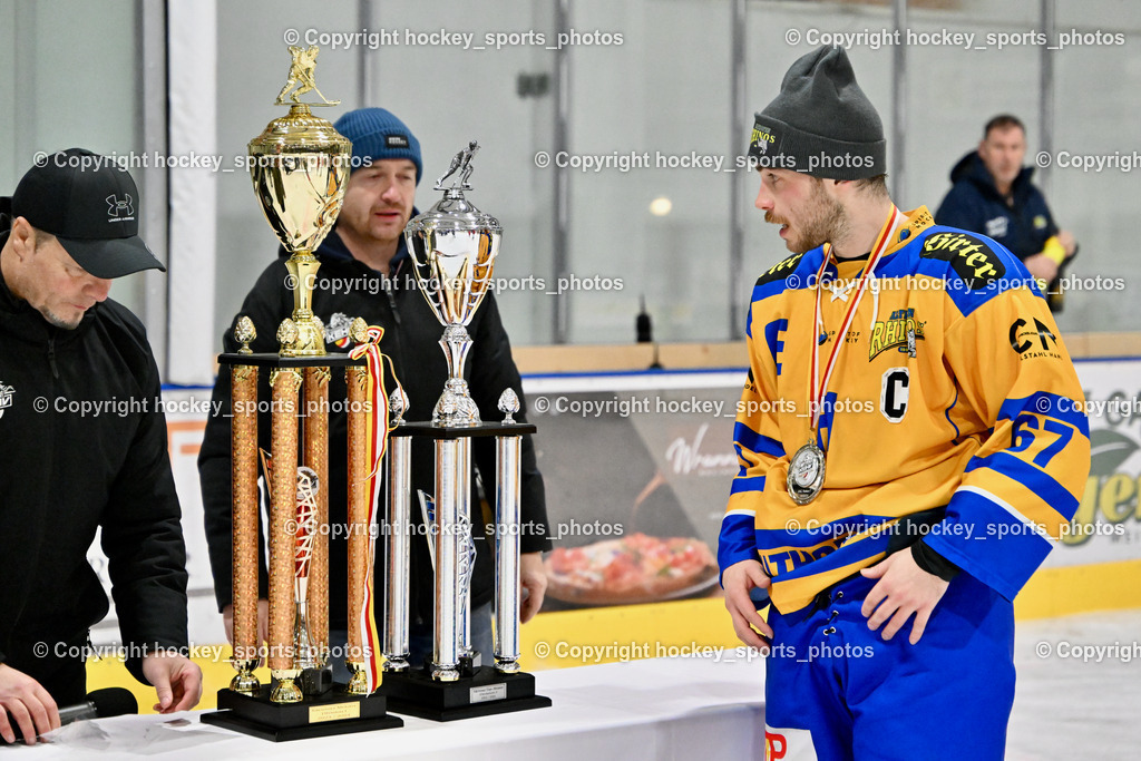 ESC Steindorf vs. EHC Althofen 8.3.2024 | ESC Steindorf vs. EHC Althofen 8.3.2024, ESC Steindorf vs. EHC Althofen Meisterfeier am 08.03.2024 in Steindorf (Ossiachersee Halle), Austria, (Photo by Bernd Stefan)