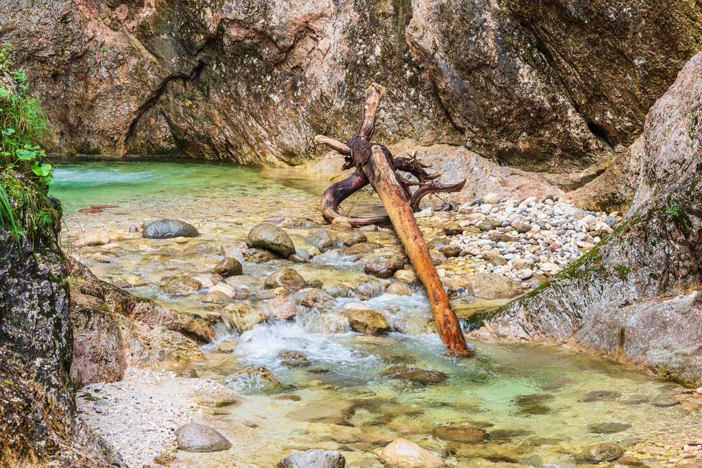 Die Almbachklamm im Berchtesgadener Land | Die Almbachklamm im Berchtesgadener Land.