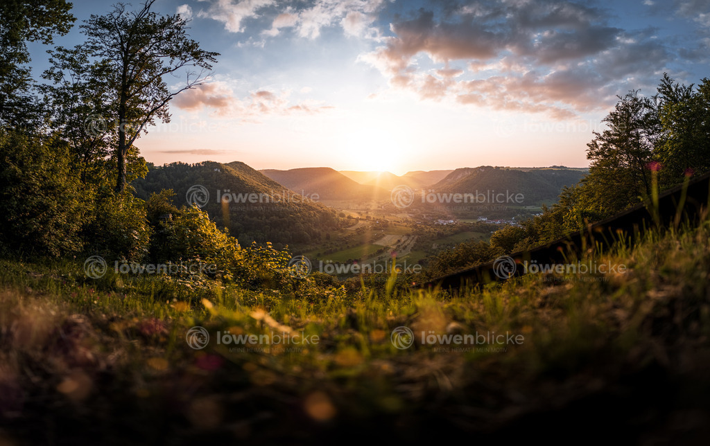 Sonnenuntergang im oberen Filstal | löwenblicke | shop