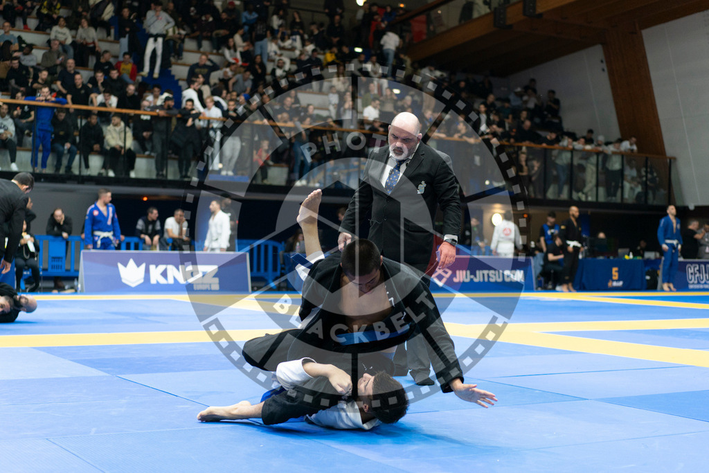 20240119PBB2536 | Fighters compete during the IBJJF European Championship in Paris, France, on January 19, 2024.
