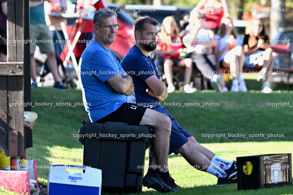 ATUS Nötsch vs. Thal Assling | Asisstentcoach Thal Assling Roland Jungmann, Tormanncoach Thal Assling Rudolf Libiseller, ATUS Nötsch vs. Thal Assling, ATUS Nötsch vs. Thal Assling am 31.08.2025 in Nötsch (Dobratsch Arena), Austria, (Photo by Bernd Stefan)