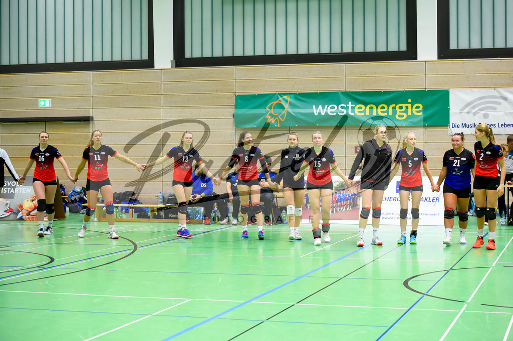 VCOBWA20211106_040 | Volleyball, Frauen:   bei dem Spiel der 3. Liga West zwischen VC Osnabrueck und SV BW Aasee in der Schlosswallhalle am 06.11.2021 in Osnabrueck, Deutschland. - Realisiert mit Pictrs.com
