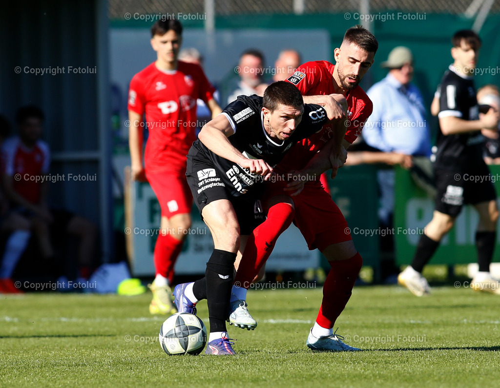 A_LUI_25042026_16 | SPORT,FUSSBALL LT1 OOE LIGA 25.04.2026  ASKOE OEDT 1B-VORWAERTS STEYR  IM BILD: JOVAN PETROVIC (OEDT1B) UND ROKO MISLOV (STEYR) FOTO:FOTOLUI