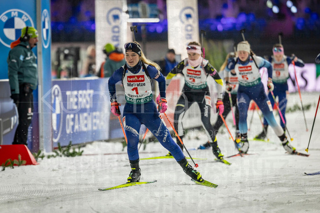 bett1.de WTC Biathlon auf Schalke, 28.12.2025 | Giovanna Nicolussi (Team Deutschland) bei der World Team Challenge (bett1.de WTC Biathlon auf Schalke) am 28.12.2025 in der Veltins-Arena in Gelsenkirchen (Deutschland). 