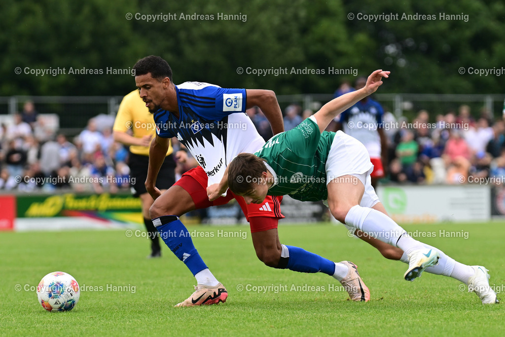 Fußball I Herren I Testspiel  I TSV Elstorf - Hamburger SV I 5.7.2025 | a-hannig - Realisiert mit Pictrs.com