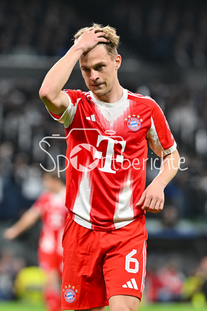 Real Madrid - FC Bayern München | MADRID, SPAIN - 07. APRIL: picture Joshua KIMMICH (FC Bayern Munich 6) during the UEFA Champions League match between Real Madrid vs. FC Bayern Munich on Quarterfinal first leg at Estadio Santiago Bernabeu