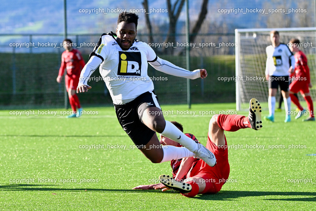 SV Spittal 1921 vs. ATUS Ferlach 24.3.2024 | #8 Rashidi Mohamed Udikaluka SV Spittal, SV Spittal 1921 vs. ATUS Ferlach 24.3.2024, SV Spittal 1921 vs. ATUS Ferlach am 24.03.2024 in Spittal an der Drau (Goldeck Stadion), Austria, (Photo by Bernd Stefan)