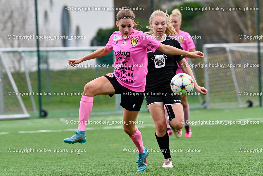 Liwodruck Carinthians Hornets vs. FC Pingau Saalfelden Frauen 29.10.2023  | #21 Julia Starchl, #18 Peyton Taylor Chick