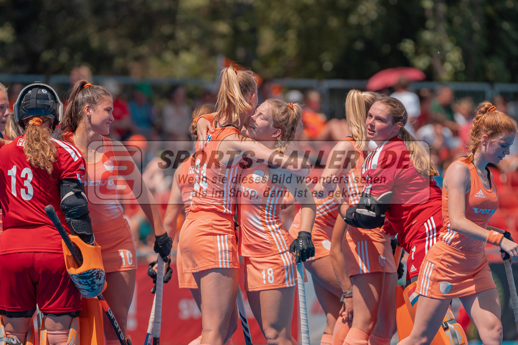HK_20230711_101073 | Euro Hockey WU18 Spain vs Netherlands Championship Girls &amp; Boys am 11.7.2023 CHTC , Krefeld ,