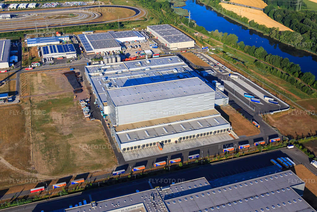 Luftbild: Pfälzer Erfrischungsgetränke GmbH in Wörth am Rhein im Bundesland Rheinland-Pfalz in Deutschland. Foto: IMG_083814.jpg vom 26.07.2015 durch Werner Riehm/FLY-FOTO.deMEG Gruppe - MEG Gruppe
