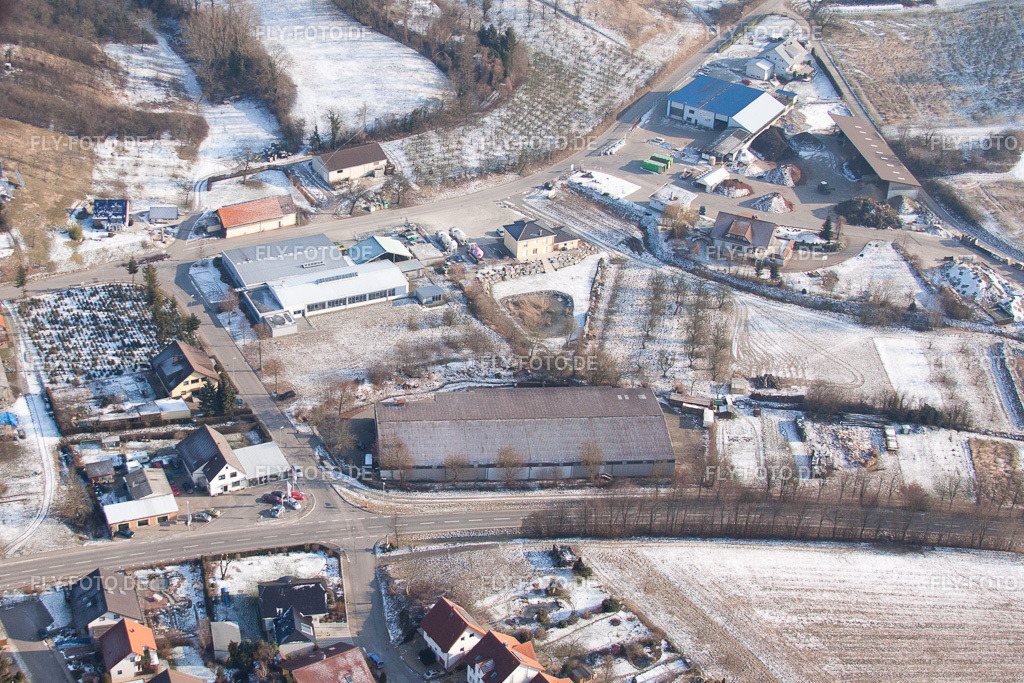 Fa. AVN GmbH | Luftbild: Fa. AVN GmbH im Ortsteil Neuenbürg in Kraichtal im Bundesland Baden-Württemberg in Deutschland. Foto: IMG_48738.jpg vom 06.02.2012 durch Werner Riehm/FLY-FOTO.de - Realisiert mit Pictrs.com