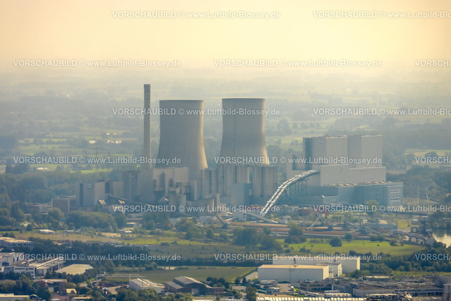 Hamm230900480 | Luftbild, RWE Kraftwerk Westfalen im Nebel, Uentrop, Hamm, Ruhrgebiet, Nordrhein-Westfalen, Deutschland