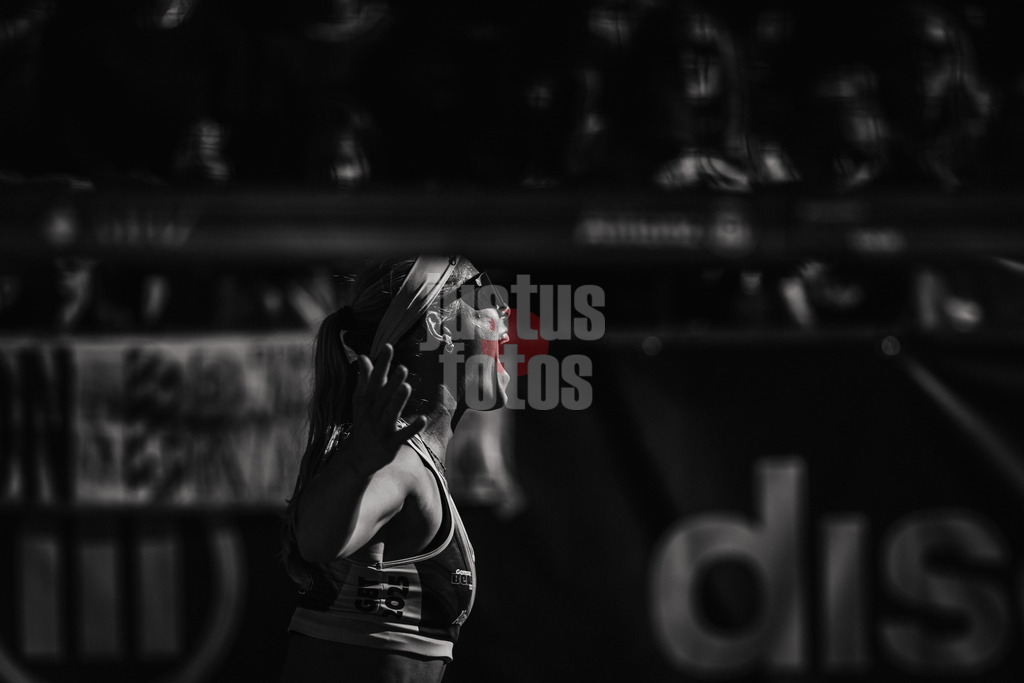 Beachvolleyball | Frauen | Allianz German Beach Tour 2025 | Tourstop Berlin | 23.08.2025 | Anna Behlen jubelt Schwarz Weiß