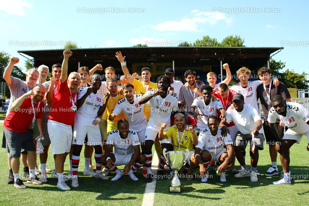 NH_Altona93_Teutonia05_HamburgerSuperCup_20072024 | Altona 93 ist Sieger des Super-Cups des Hamburger Fußball-Verband. Fußball I Herren I Hamburger Super-Cup I Saison 2024-2025 I Altona 93 - Teutonia 05 I Hamburger Fußball-Verband I 20.07.2024 I Stadion Hoheluft