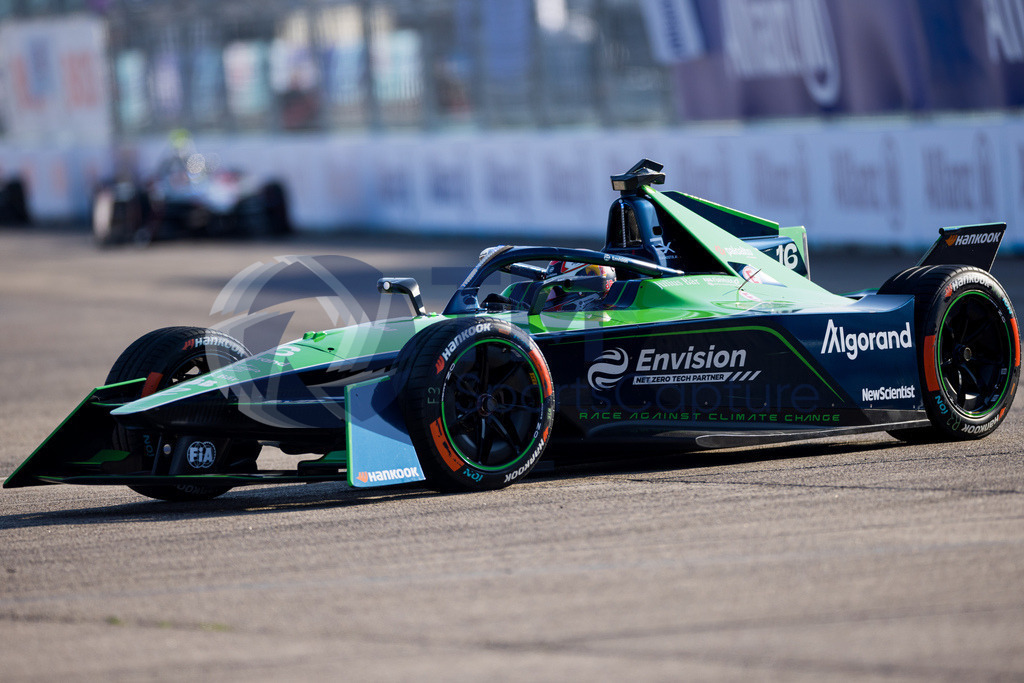 GEPA-20230422-101-147-0014 | BERLIN,GERMANY,22.APR.23 - MOTORSPORTS, FORMEL E - E-Prix of Berlin, Berliner Tempelhof Airport Circuit, free practice. Image shows Sebastien Buemi (SUI / Envision). 
Photo: GEPA pictures/ Matthias Trinkl