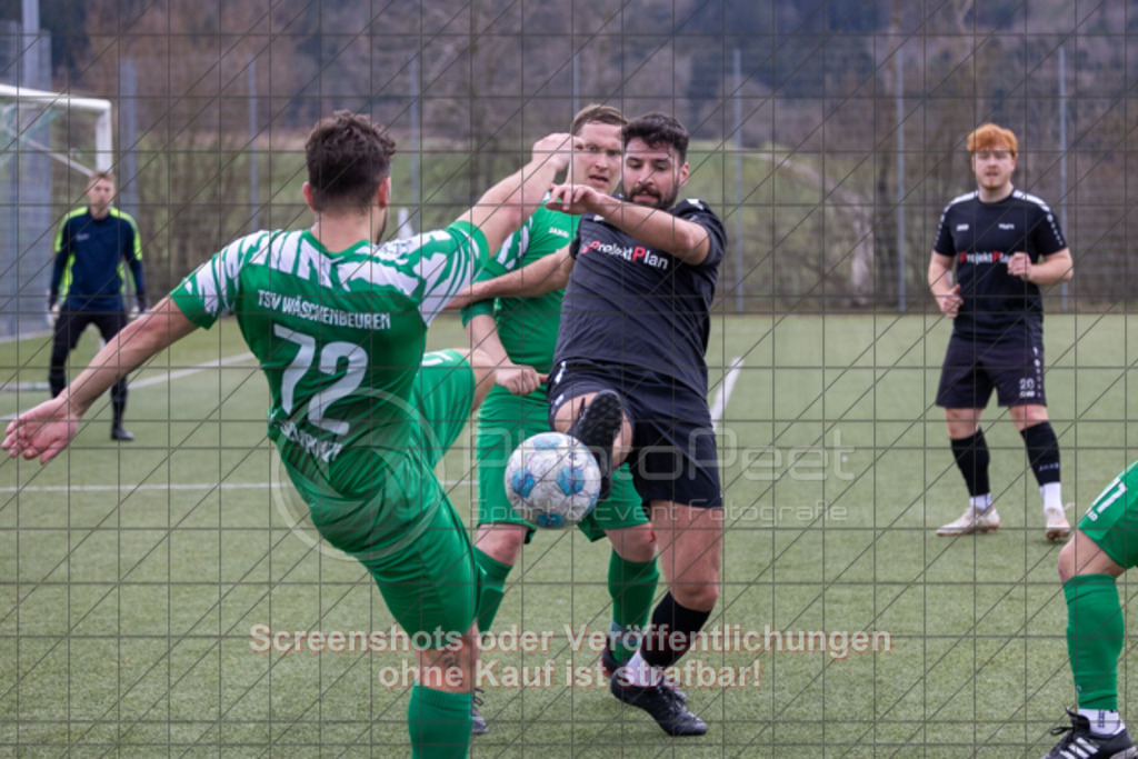 20250323_170315_0670 | #,TSV Wäschenbeuren (grün) vs. KSG Eislingen (schwarz), Fussball, Kreisliga A3 - Bezirk Neckar/Fils, 19. Spieltag, Saison 2024/2025, Kunstrasenplatz, Maitiser Straße , 73116 Wäschenbeuren, 23.03.2025 - 15:00 Uhr,Foto: PhotoPeet-Sportfotografie/Peter Harich