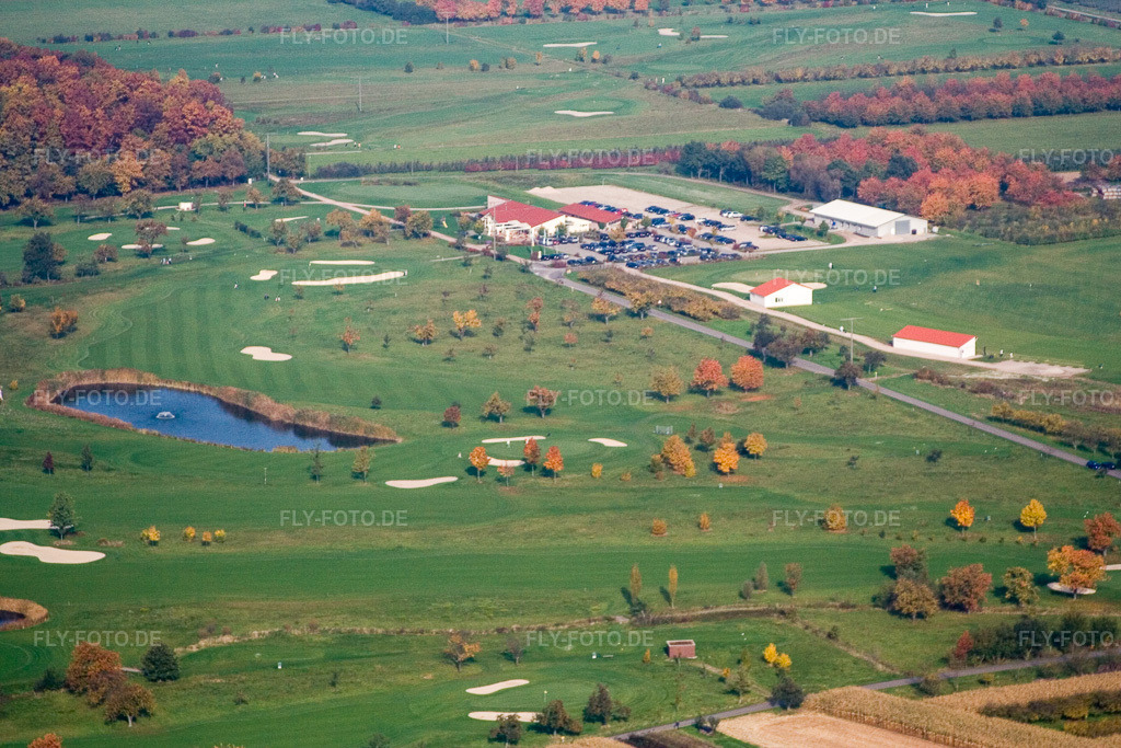 Luftbild: Urloffen, Golfclub Urloffen e.V im Ortsteil Urloffen in Appenweier im Bundesland Baden-Württemberg in Deutschland. Foto: IMG_13907.jpg vom 11.10.2008 durch Werner Riehm/FLY-FOTO.de