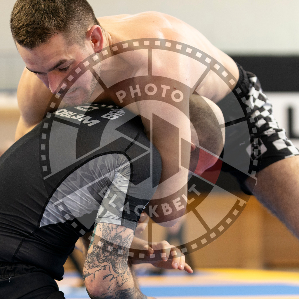 20240316PBB0357 | Athletes compete during the ADCC Eastern European Open grappling Competition in Poznan, Poland, on March 16, 2024.