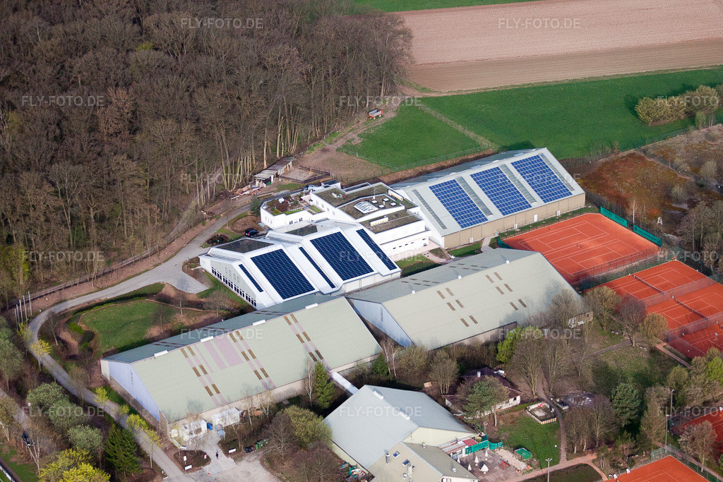 Luftbild: Württemb. Tennisbund, Emerholzweg im Ortsteil Stammheim in Stuttgart im Bundesland Baden-Württemberg in Deutschland. Foto: IMG_39315.jpg vom 03.04.2011 durch Werner Riehm/FLY-FOTO.de