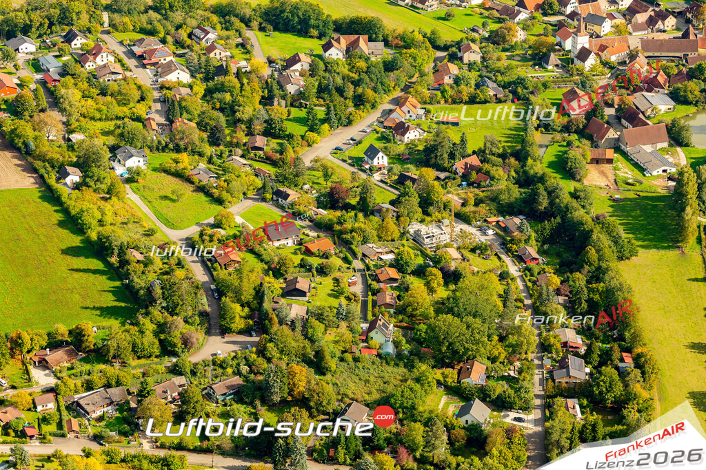 Schöne Luftaufnahme Altershausen Münchsteinach - Die Luftaufnahme wurde 2025 vom Flugzeug heraus erstellt ( keine Drohne ) - Hochauflösende Luftaufnahme - für professionelle Ausdrucke geeignet. Die Geschenkidee !Mit Lizenz und Bildrechte bestellbar