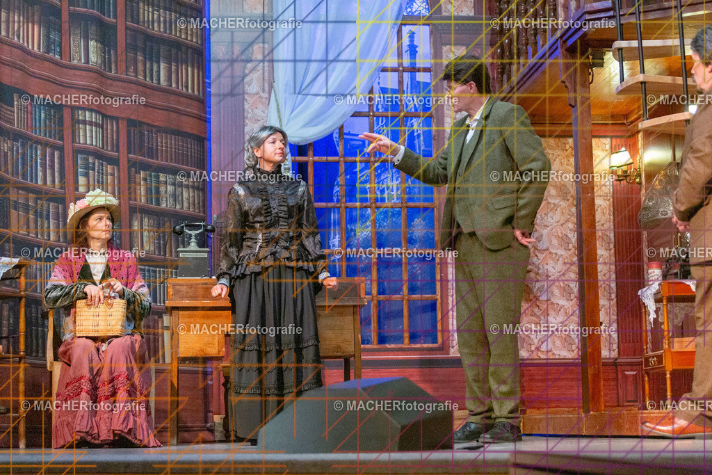 130_MFL-2025 | Portraitbilder von Regisseur; Darsteller; Techniker; Maske; Kostüme; Chor; Musiker; Bilderserie der Generalprobe und der Premierenvorstellung, Szenenbilder; Ausdrucksstudien; Bühnenüberblick; Bühnenkulissen; Pressefotos inkl. Redaktionsfoto Darstellergruppe.