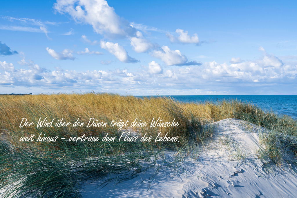 Meer Kalender 2026 - Ostseemotiv mit Text | Gestalten Sie Ihr Zuhause mit einzigartigen Bildern von Ostsee u. Nordsee – als Leinwandbild, Acryl, Alu-Dibond oder FineArt Hahnemühle, individuell anpassbar.