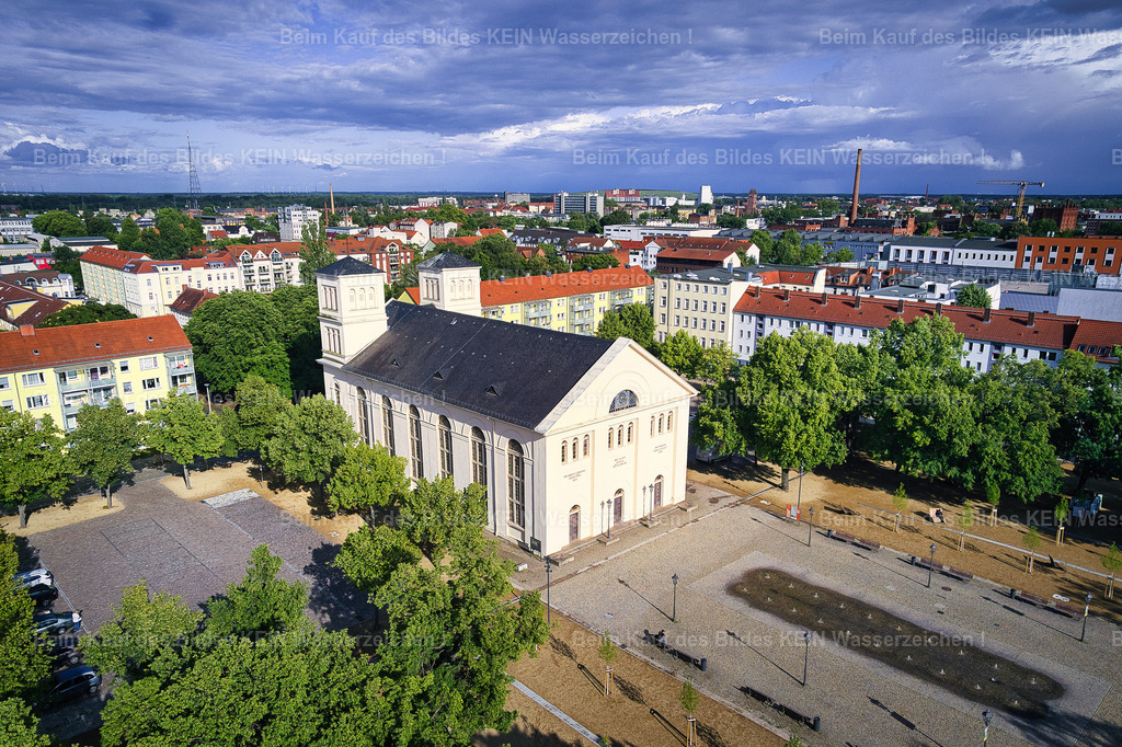 Magdeburg_Luftbild_Nikolaikirche_Platz_Neustadt_0008_GEN | Nikolaikirche und Nikolaiplatz in Magdeburg  - Realisiert mit Pictrs.com