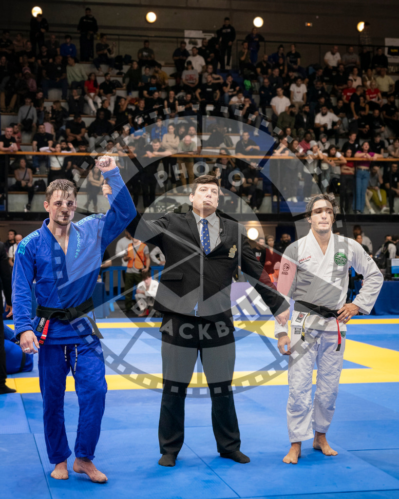 20240126PBB1331 | Fighters compete during the Brazilian Jiu-Jitsu European Championship of the IBJJF in Paris, France, on January 26, 2024.
