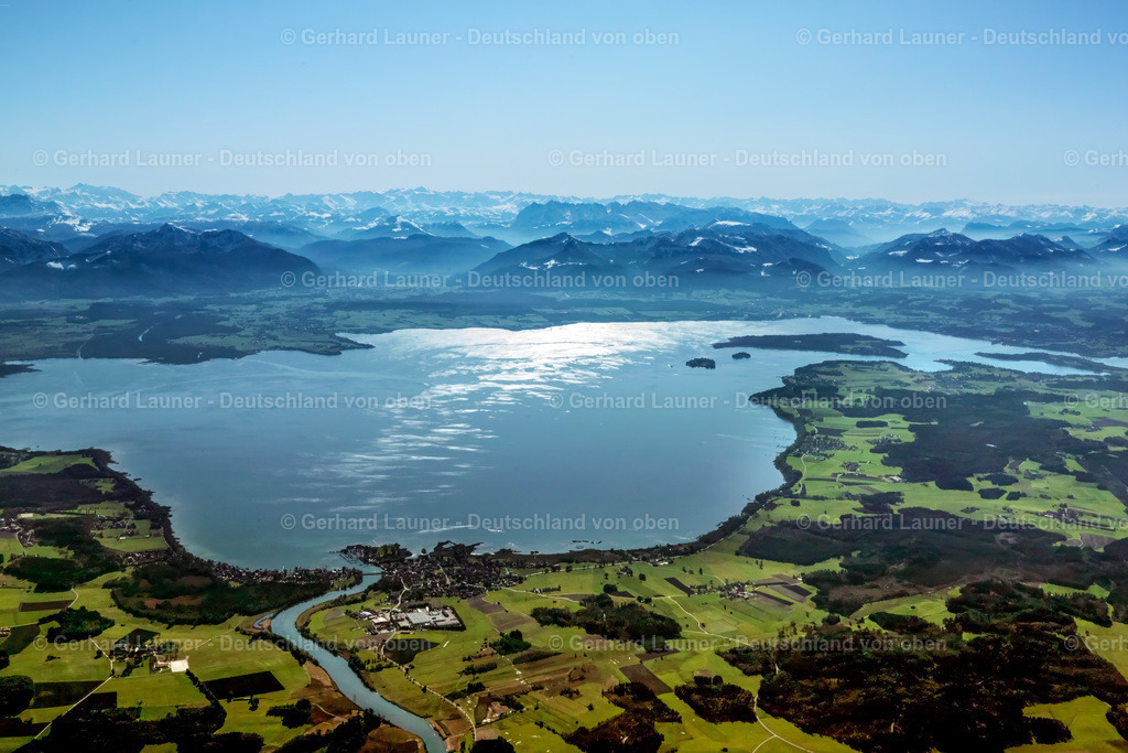 2991002 | Alz Mündung in den Chiemsee bei Seebruck