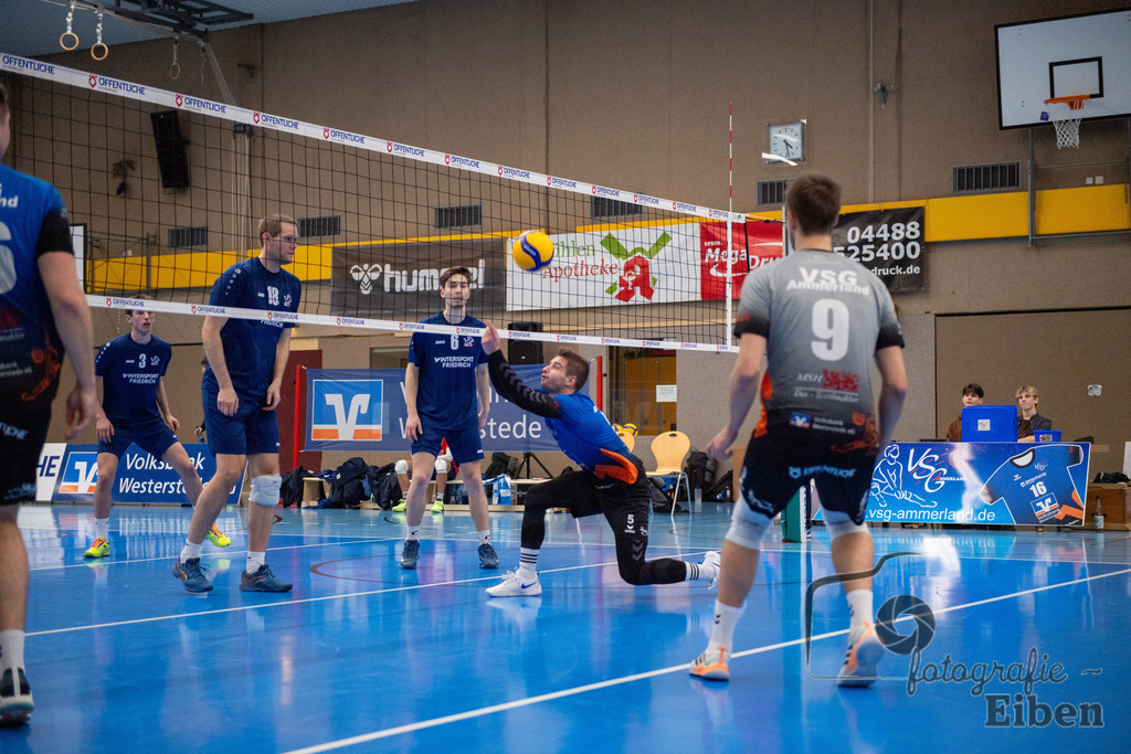 VSG Ammerland-VSG Lüneburg 2 | Volleyball Regionalliga; VSG Ammerland-VSG Lüneburg 2 am 04.02.2024; in Westerstede (Sporthalle Norderstraße), Photo: Philip Eiben 2024 - Realisiert mit Pictrs.com