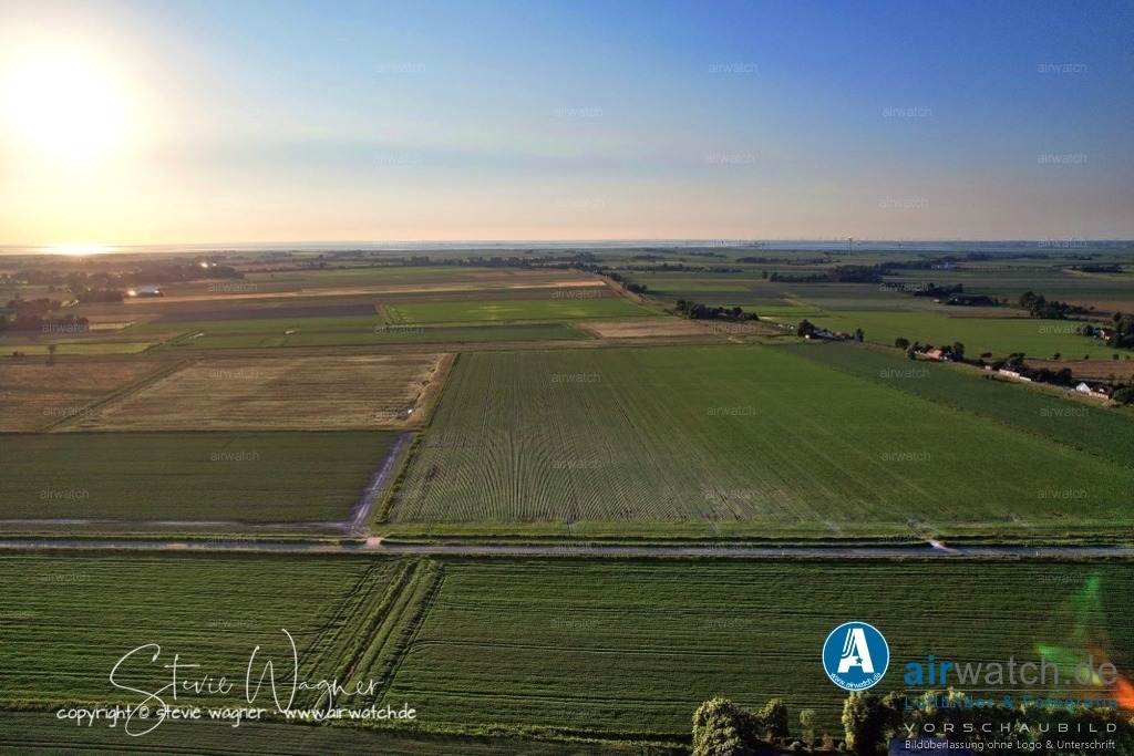 Luftbild Nordstrand, Suederhafen, An de Wehl, Evensbüller Chaussee, Husumer Bucht | Luftbild Nordstrand, Suederhafen, An de Wehl, Evensbüller Chaussee, Husumer Bucht