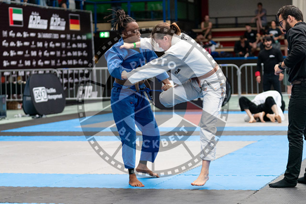 20230826PBB52710 | Fighters compete during the AJP INTLPRO BJJ and grappling competition in Hamburg, Germany, on August 26 2023.