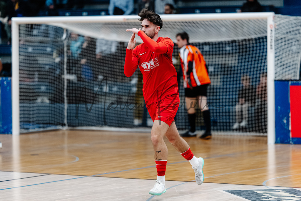 47. Stadtmeisterschaften im Hallenfußball 2025, Vorrunde | Stadtmeisterschaften im Hallenfußball 2025, Vorrunde, Sporthalle Berg Fidel in Münster. Foto: sportfotografie.ms | Markus Paletta - Realisiert mit Pictrs.com