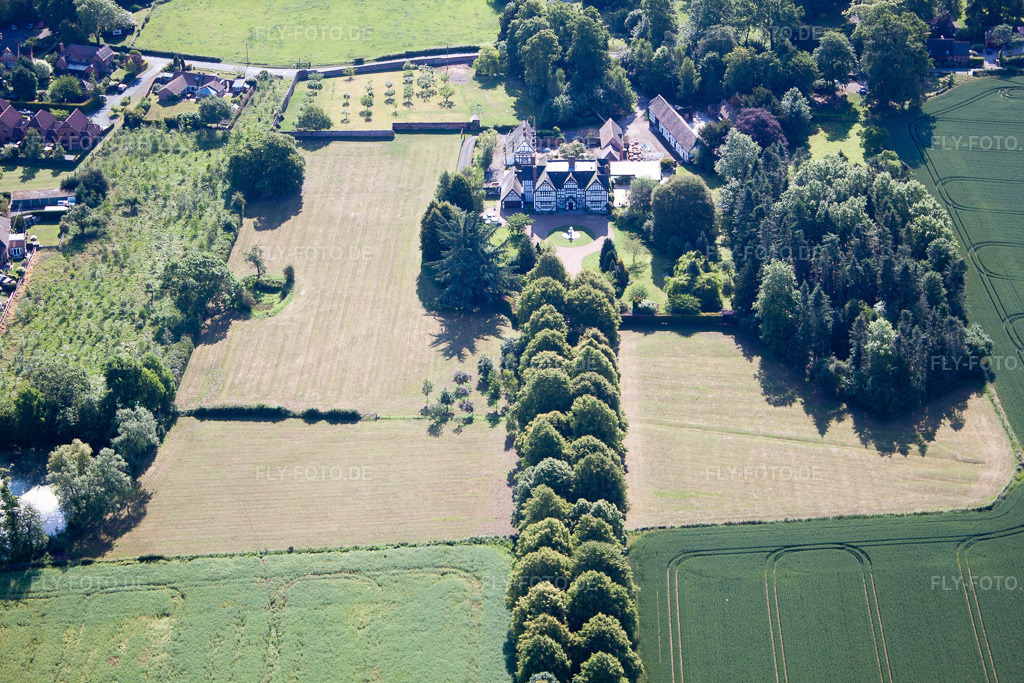 Luftbild: Ortsansicht in Earls Croome im Bundesland England in Vereinigtes Königreich. Foto: IMG_40688(39642).jpg vom 11.06.2011 durch Werner Riehm/FLY-FOTO.de