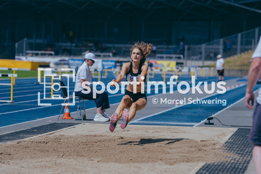 Deutsche Meisterschaften U20 / U16 2026 | Matilda Leowald, ART Düsseldorf, 779, Weitsprung, Deutsche Meisterschaften der U20 &amp; U16 2026, Lohrheidestadion Bochum-Wattenscheid, 12.07.2026. Foto: Marcel Schwering / sportimfokus - Realisiert mit Pictrs.com