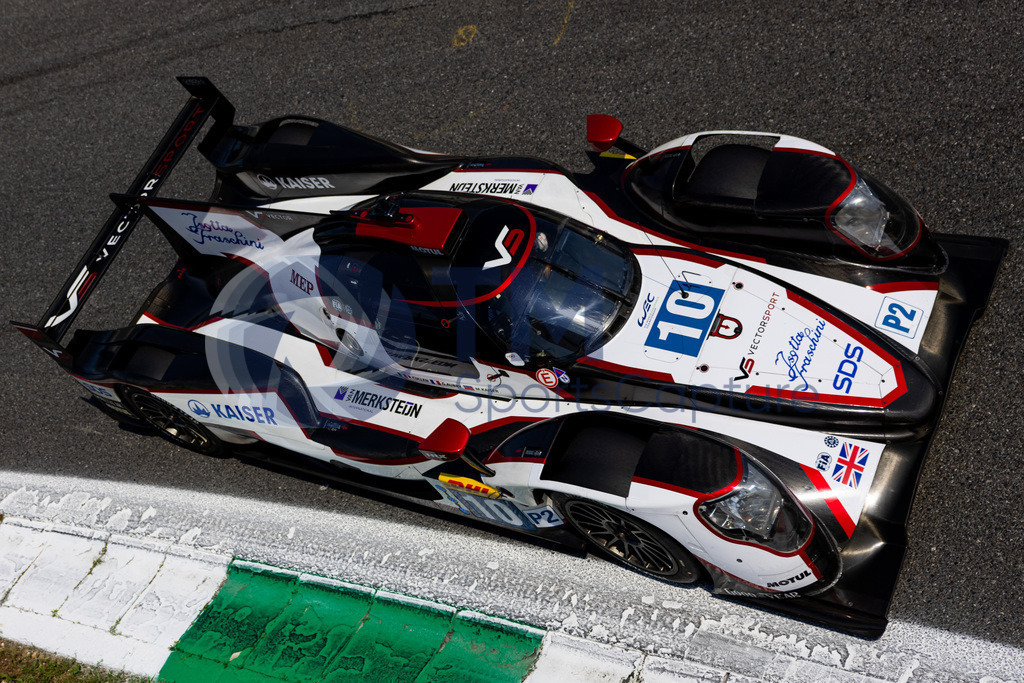 Trainproduction-20230708-0148 | MONZA,ITALY,08.Jul.23 - MOTORSPORTS - WEC, FIA World Endurance Championships, 6h of Monza, Autodromo Monza. Image shows Ryan Cullen (GBR), Gabriel Aubry (FRA) and Matthias Kaiser (LIE/Vector Sport). Photo: Trainproduction / Matthias Trinkl