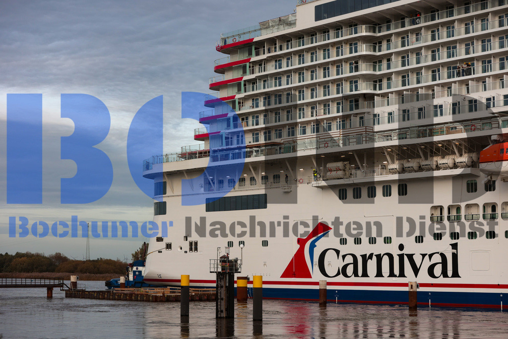  30.10.2023 - 
 | Sebastian Sendlak / Bochumer Nachrichtendienst (BOND) - Ueberfuehrung Carnival Jubilee - Meyer Werft Papenburg - Realisiert mit Pictrs.com